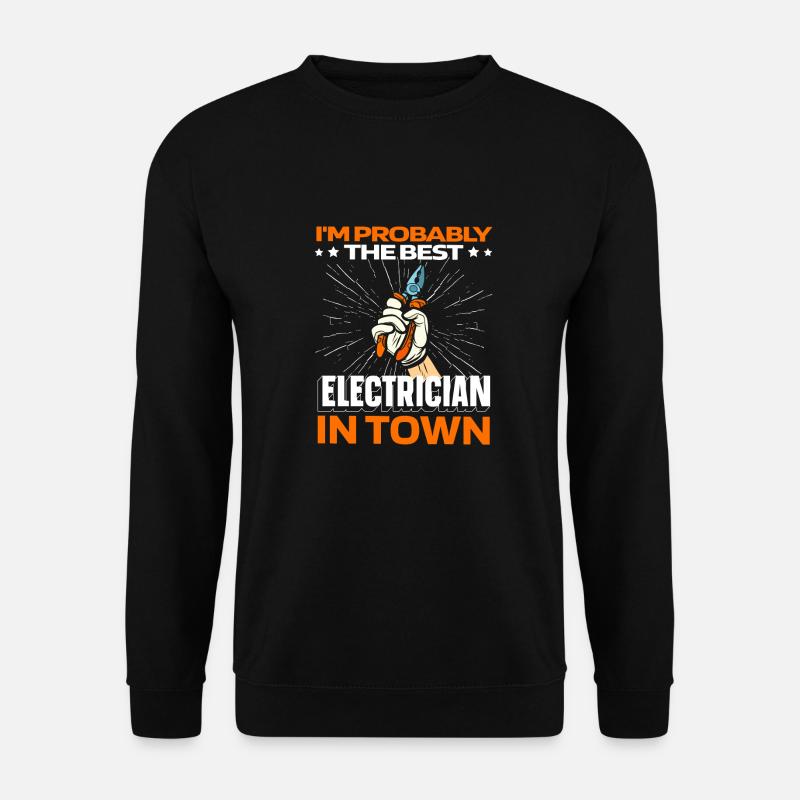 Électricien Technicien en électronique pinces - Sweat-shirt Unisexe - noir