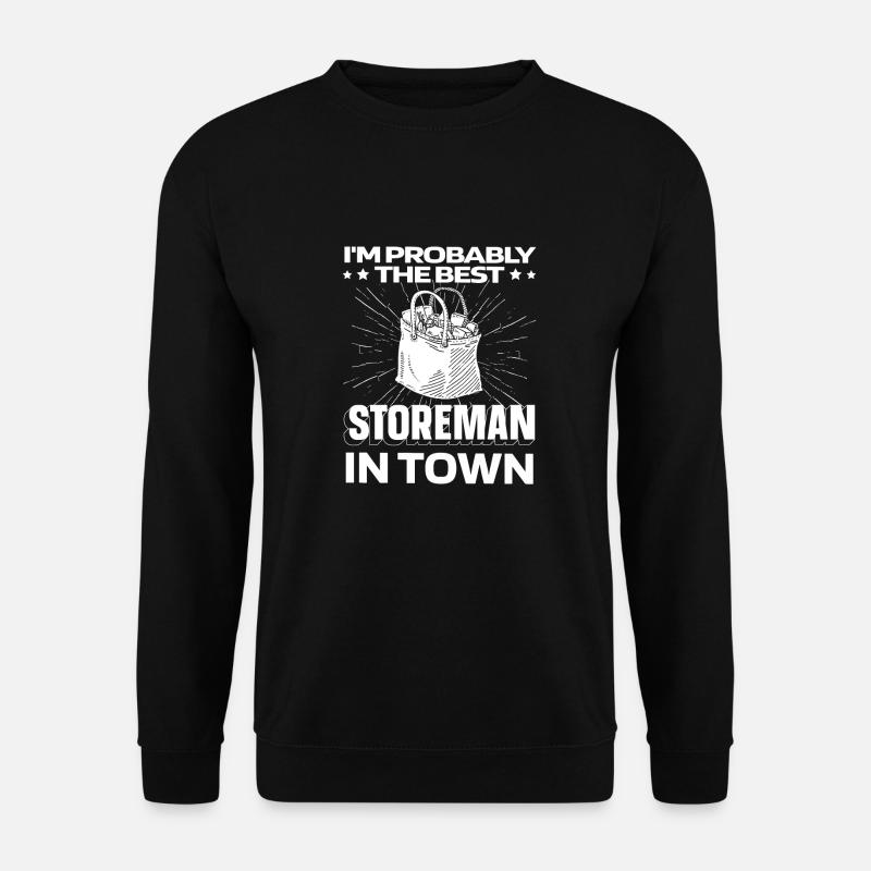 Warehouse clerk Lustig - Unisex Sweatshirt - black