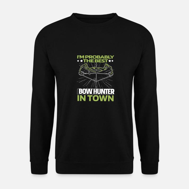 Chasseur à l’arc Bowhunter drôle - Sweat-shirt Unisexe - noir