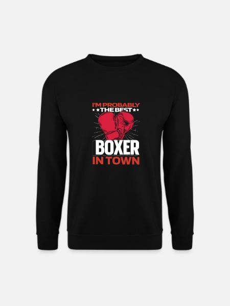 Boxing Boxer Funny - Unisex Sweatshirt - black