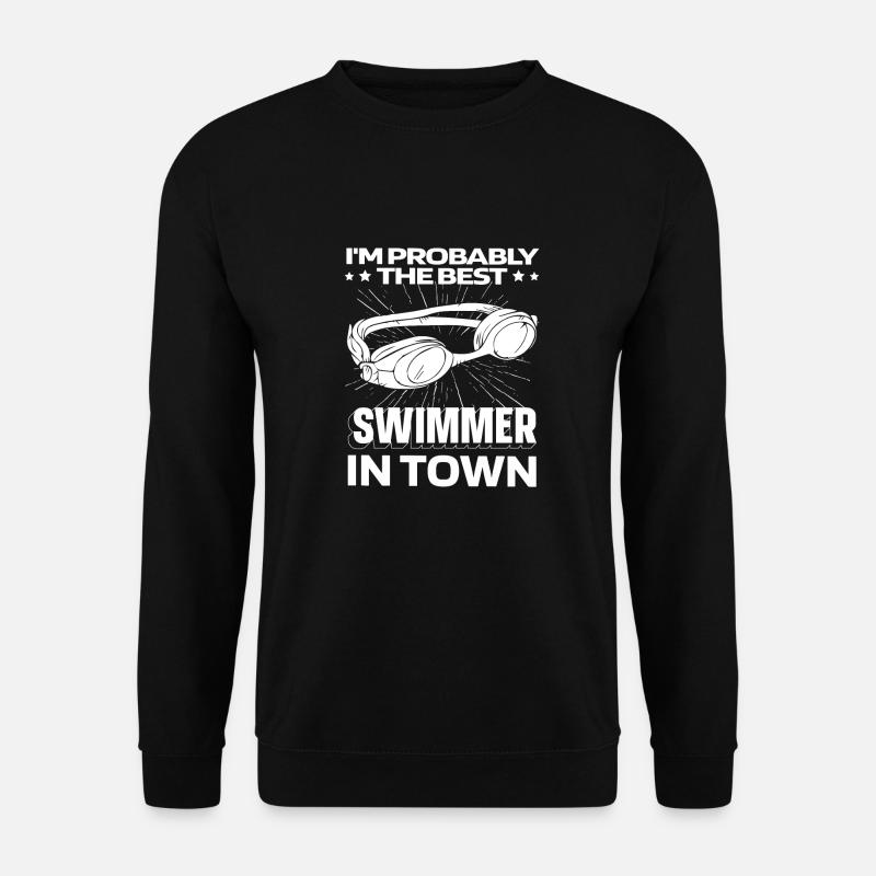 Lunettes de natation - Sweat-shirt Unisexe - noir