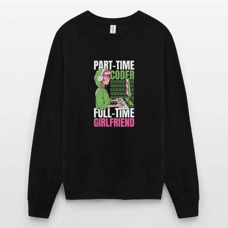 Développeur Coder Programmeur Petite amie Sweat-shirt Unisexe