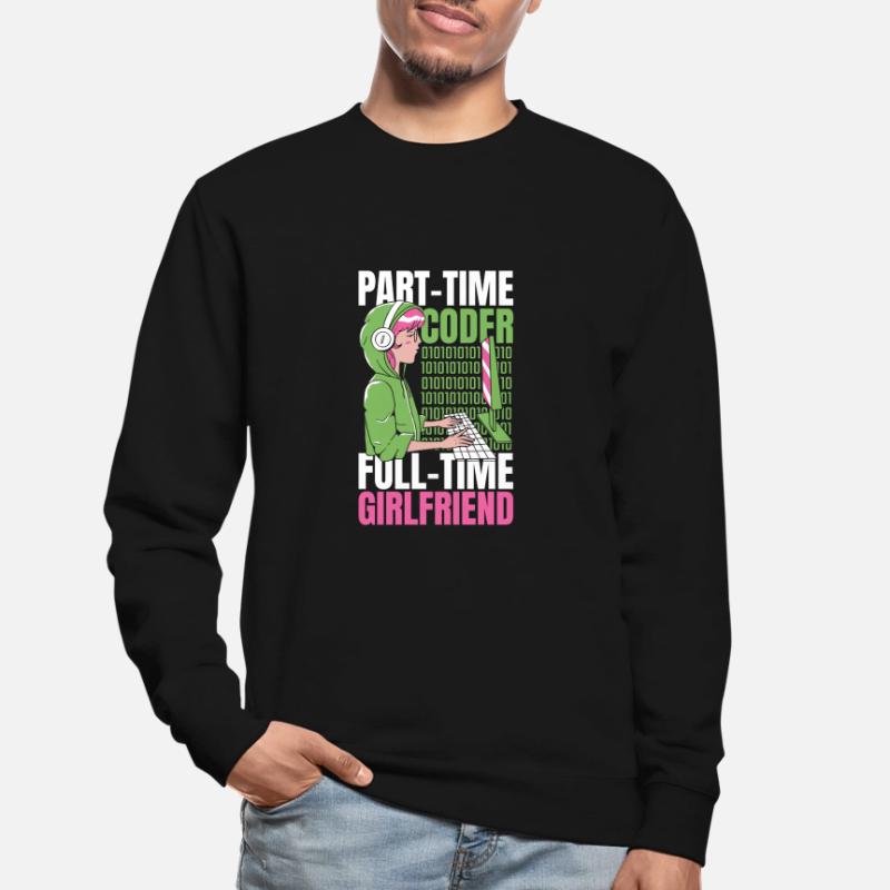 Développeur Coder Programmeur Petite amie Sweat-shirt Unisexe