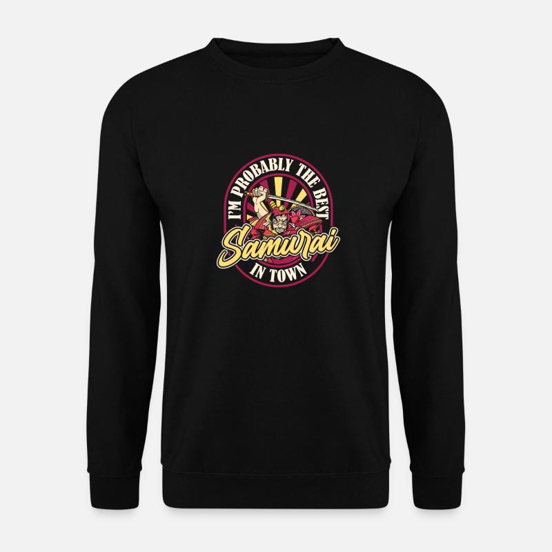 Samurai Katana - Unisex Pullover - Schwarz