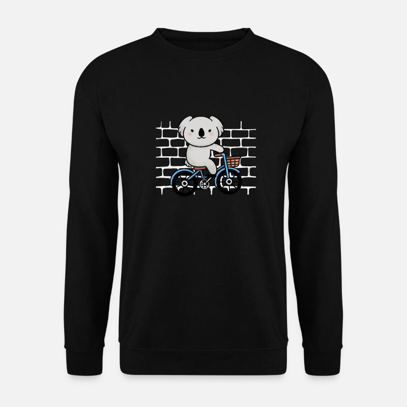 Koalabär Fahrrad - Unisex Pullover - Schwarz