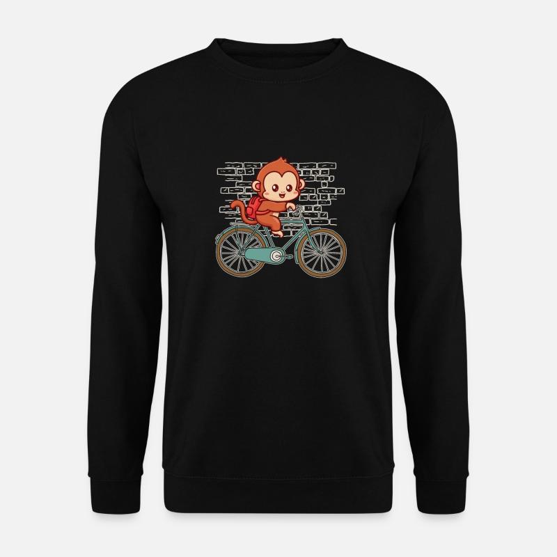 Monkey Bike - Unisex Sweatshirt - black