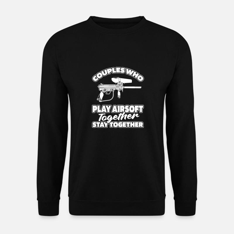 Airsoft Paar - Unisex Pullover - Schwarz