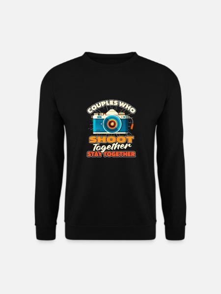 Kameramann Paar - Unisex Pullover - Schwarz