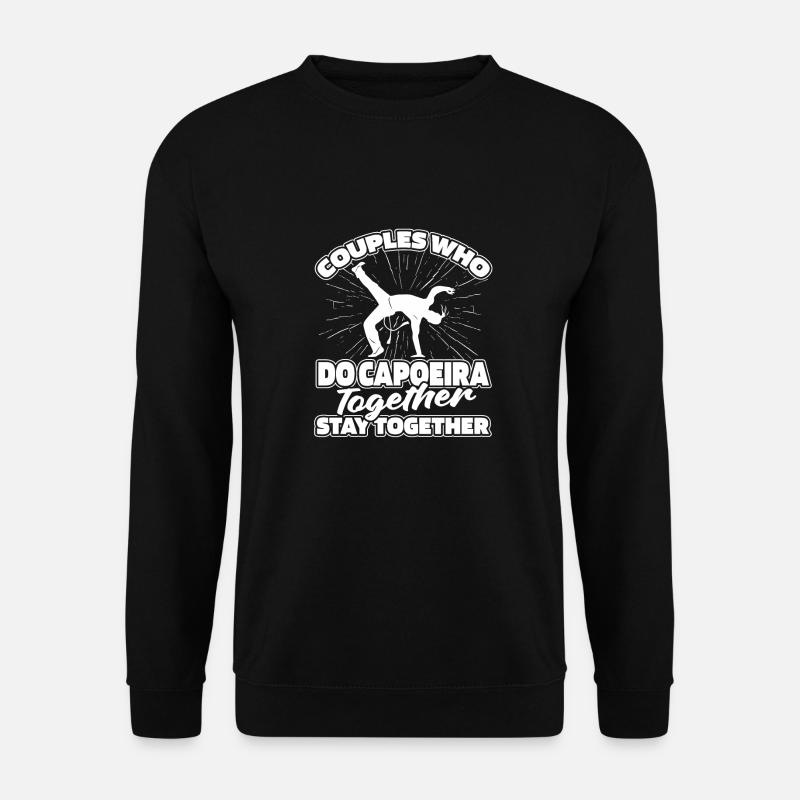 Capoeira Fighting Dance Couple - Unisex Sweatshirt - black
