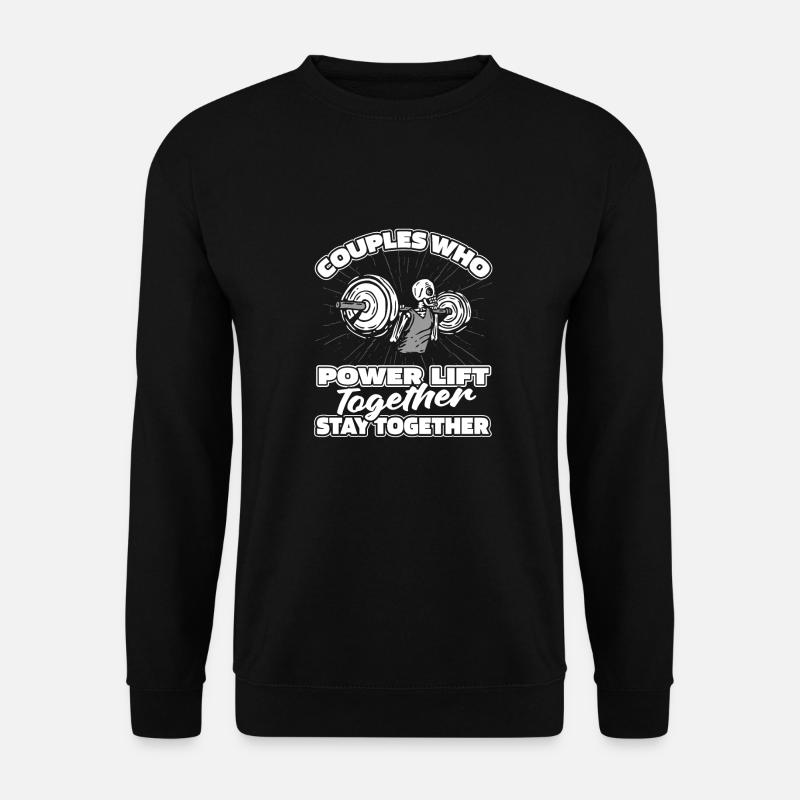 Powerlifting Powerlifter Pair - Unisex Sweatshirt - black
