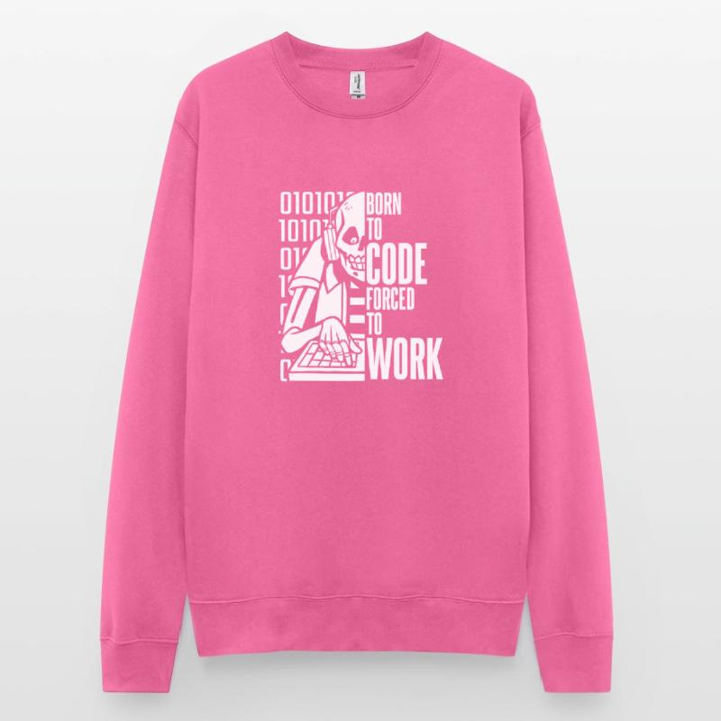 Développeur Coder Programmeur Squelette Sweat-shirt Unisexe