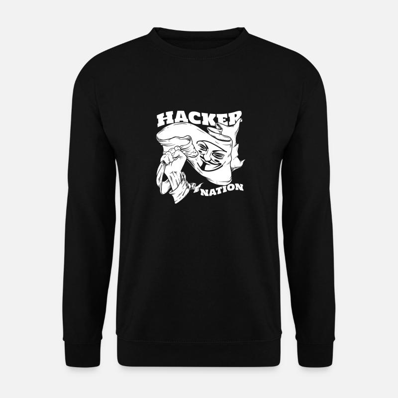 Entwickler Coder Programmierer Hacker - Unisex Pullover - Schwarz