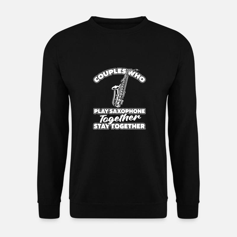 Saxophone Saxophone Pair - Unisex Sweatshirt - black
