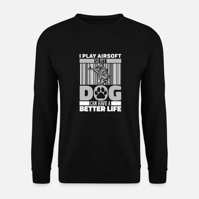 Airsoft Hund - Unisex Pullover - Schwarz