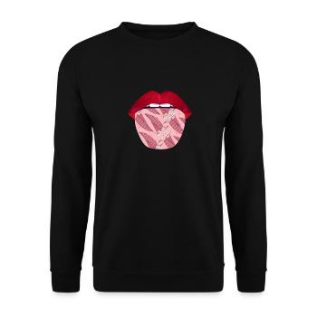 Voile Sailor Sailboat Tongue - Sweat-shirt Unisexe - noir - Devant - Alina (178cm) & Michal (187cm)