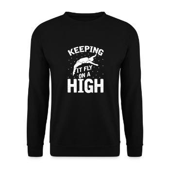 Plongeur Plongeur Humour - Sweat-shirt Unisexe - noir - Devant - Alina (178cm) & Michal (187cm)