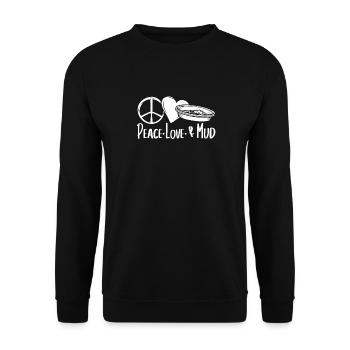 Prospectors Digging Treasure Love - Unisex Sweatshirt - black - Front - Alina (178cm) & Michal (187cm)