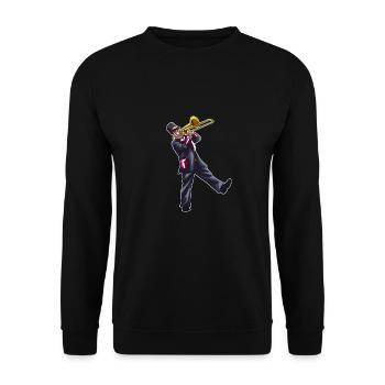Spielmannszug Trombone Kerl - Sweat-shirt Unisexe - noir - Devant - Alina (178cm) & Michal (187cm)