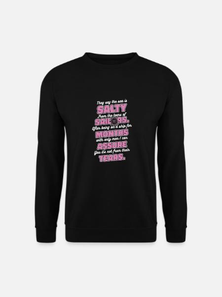 Sailing Sailor Sailboat Funny - Unisex Sweatshirt - black