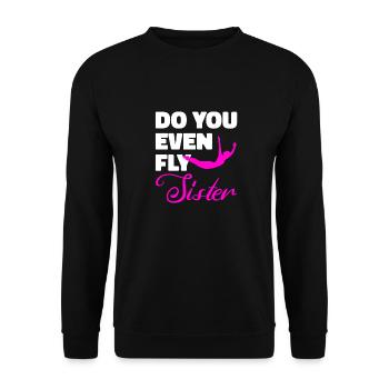 Sœur plongeuse plongeuse - Sweat-shirt Unisexe - noir - Devant - Alina (178cm) & Michal (187cm)
