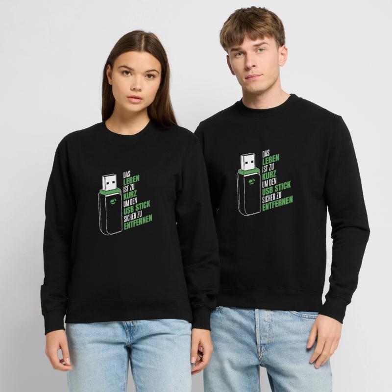 Entwickler Coder Programmierer USB Unisex Pullover