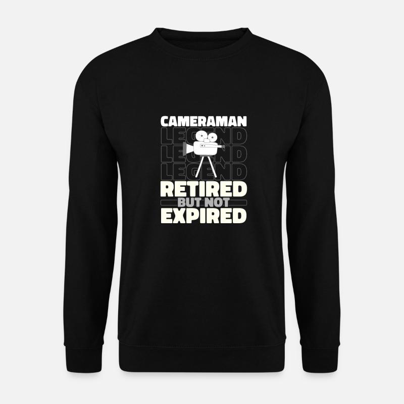 Retired cameraman - Unisex Sweatshirt - black