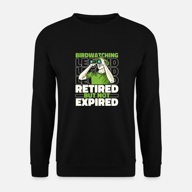 Retired birdwatchers - Unisex Sweatshirt - black