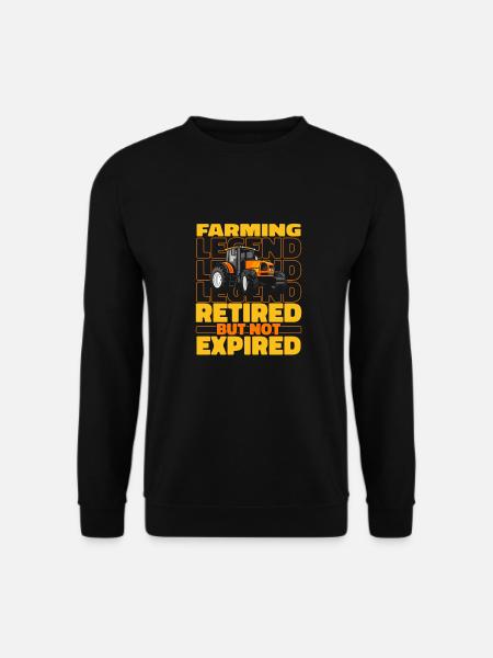 Farmer Retired farmer - Unisex Sweatshirt - black