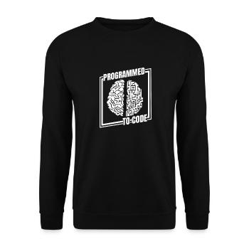 Developer Coder Programmer Funny - Unisex Sweatshirt - black - Front - Alina (178cm) & Michal (187cm)