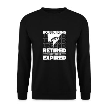 Bloc Bloc à la retraite - Sweat-shirt Unisexe - noir - Devant - Alina (178cm) & Michal (187cm)