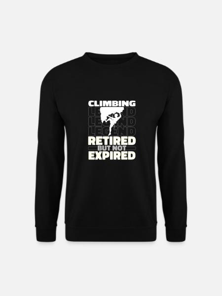 Climbing Retired Climbers - Unisex Sweatshirt - black