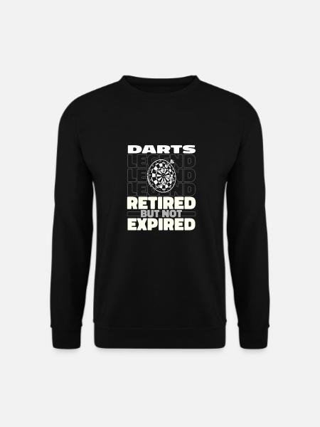 Retired Darts Darts Player - Unisex Sweatshirt - black