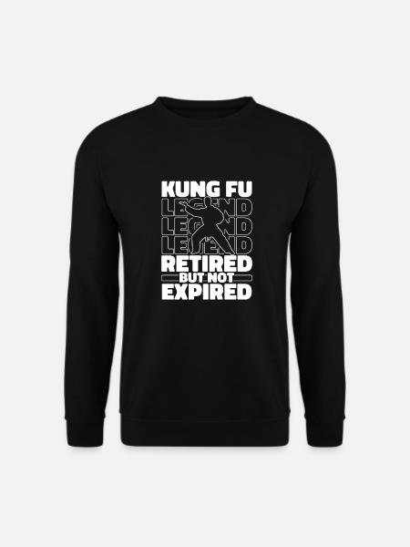 Retired Kung Fu - Unisex Sweatshirt - black