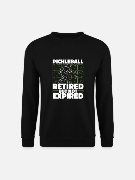 Pickleball pensioners - Unisex Sweatshirt - black