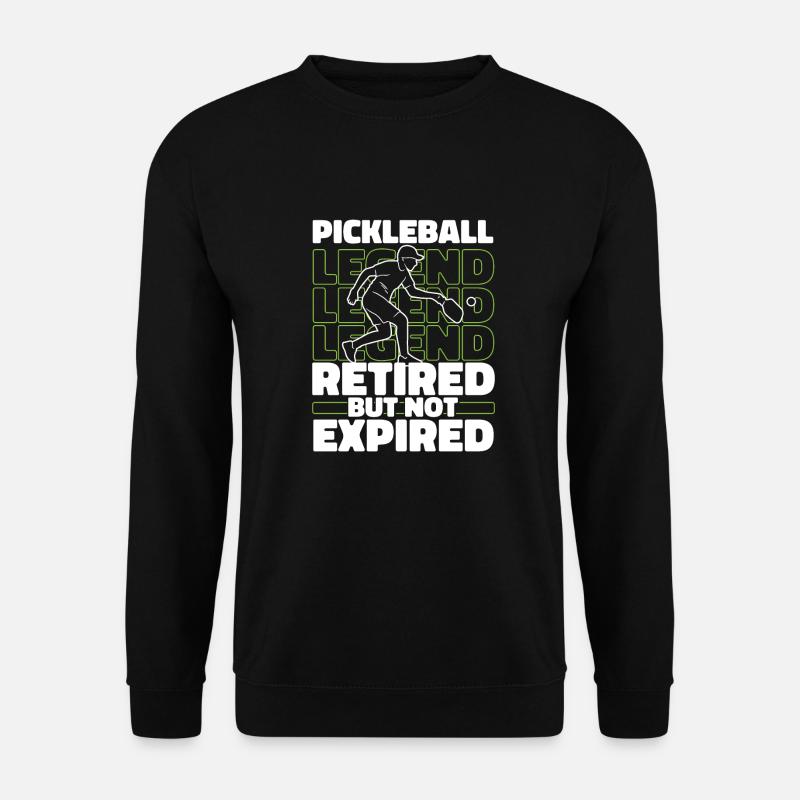 Retraités de pickleball - Sweat-shirt Unisexe - noir