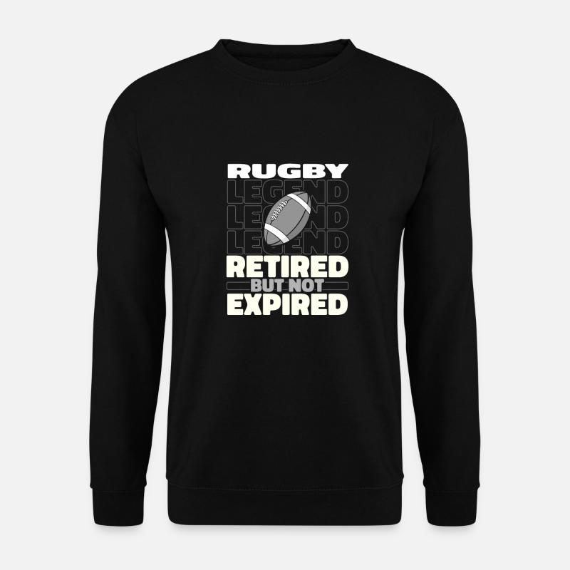 Retired rugby - Unisex Sweatshirt - black