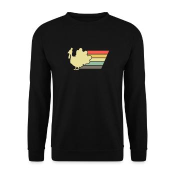 Thanksgiving - Unisex Sweatshirt - black - Front - Alina (178cm) & Michal (187cm)