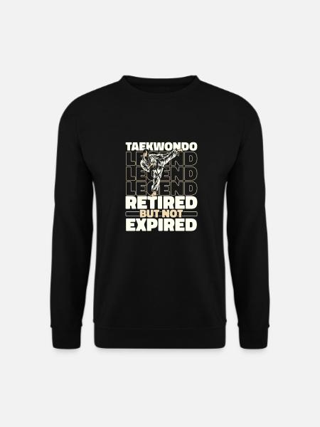 Retired Taekwondo - Unisex Sweatshirt - black