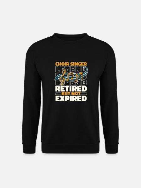 Retired Choir Singers - Unisex Sweatshirt - black