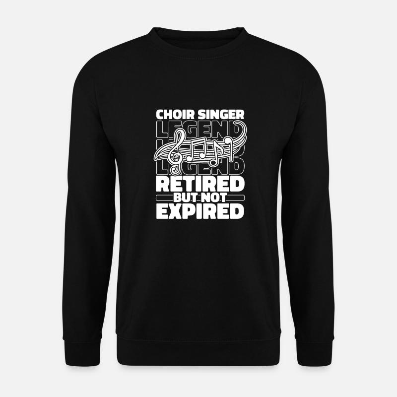 Chor Sänger Im Ruhestand - Unisex Pullover - Schwarz