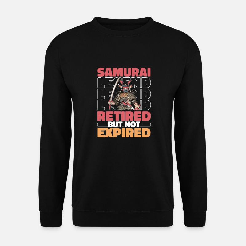Samouraï à la retraite - Sweat-shirt Unisexe - noir
