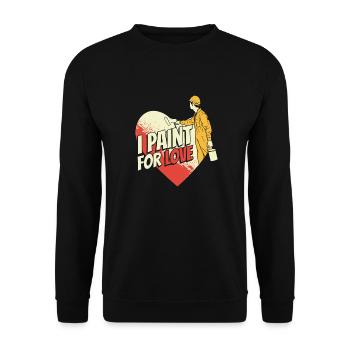 Maler Lackierer - Unisex Pullover - Schwarz - Vorne - Alina (178cm) & Michal (187cm)