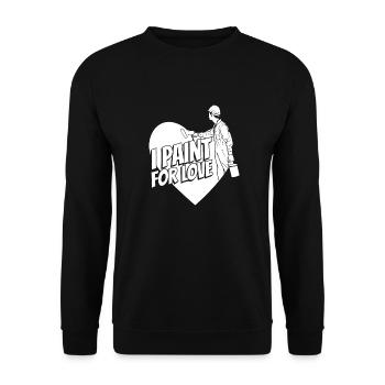 Maler Lackierer - Unisex Pullover - Schwarz - Vorne - Alina (178cm) & Michal (187cm)