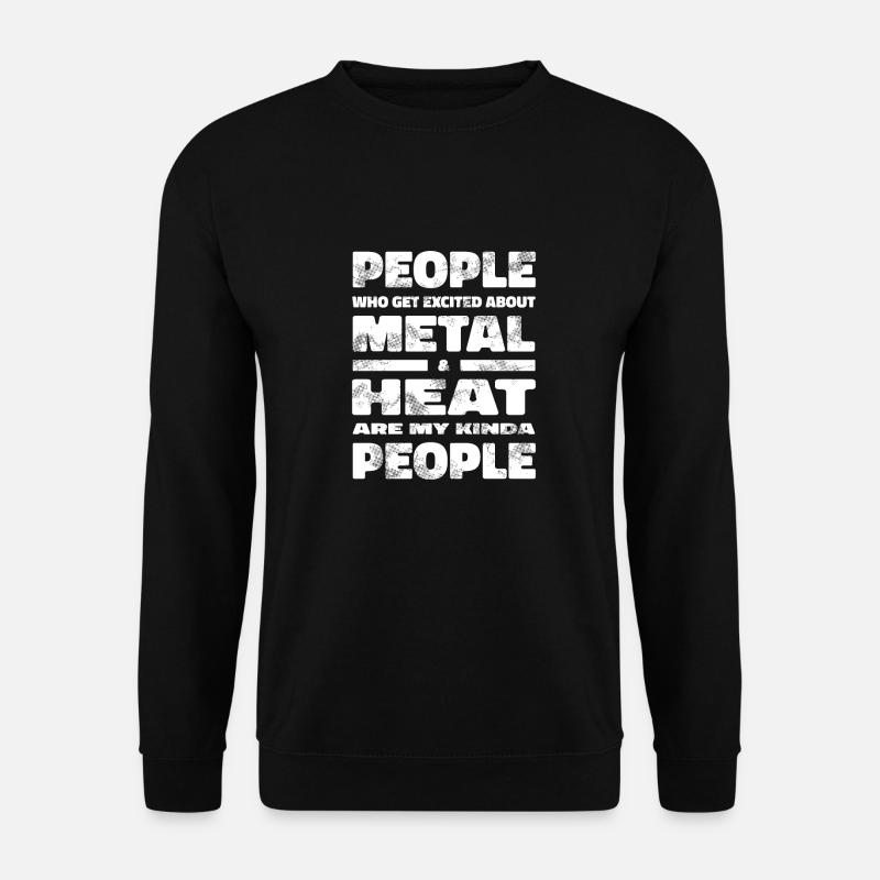 Schweißer Schlosser Metall - Unisex Pullover - Schwarz