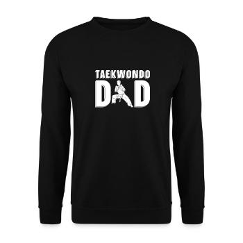 Taekwondo Vater Taekwondo Vater - Unisex Pullover - Schwarz - Vorne - Alina (178cm) & Michal (187cm)