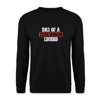 Taekwondo Père Taekwondo - Sweat-shirt Unisexe - noir - Devant - Alina (178cm) & Michal (187cm)