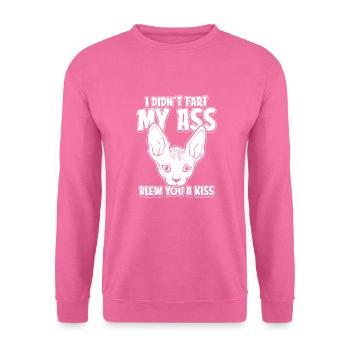 Sphynx Katze - Unisex Pullover - Pink - Vorne