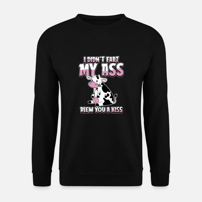 Élevage de vaches - Sweat-shirt Unisexe - noir