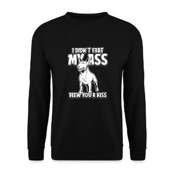 Bull Terrier - Unisex Sweatshirt - black - Front - Alina (178cm) & Michal (187cm)