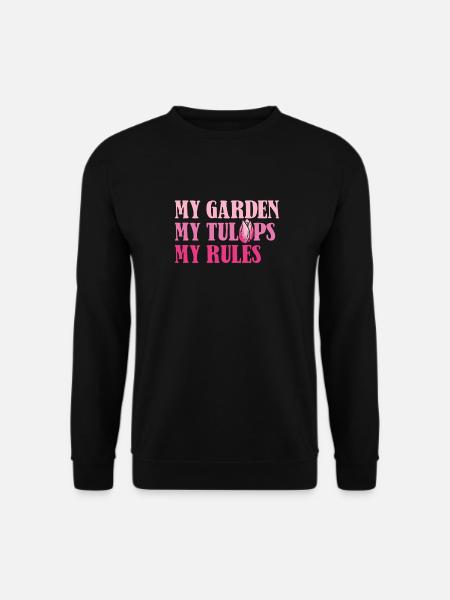 Tulpen Humor Tulpen - Unisex Pullover - Schwarz